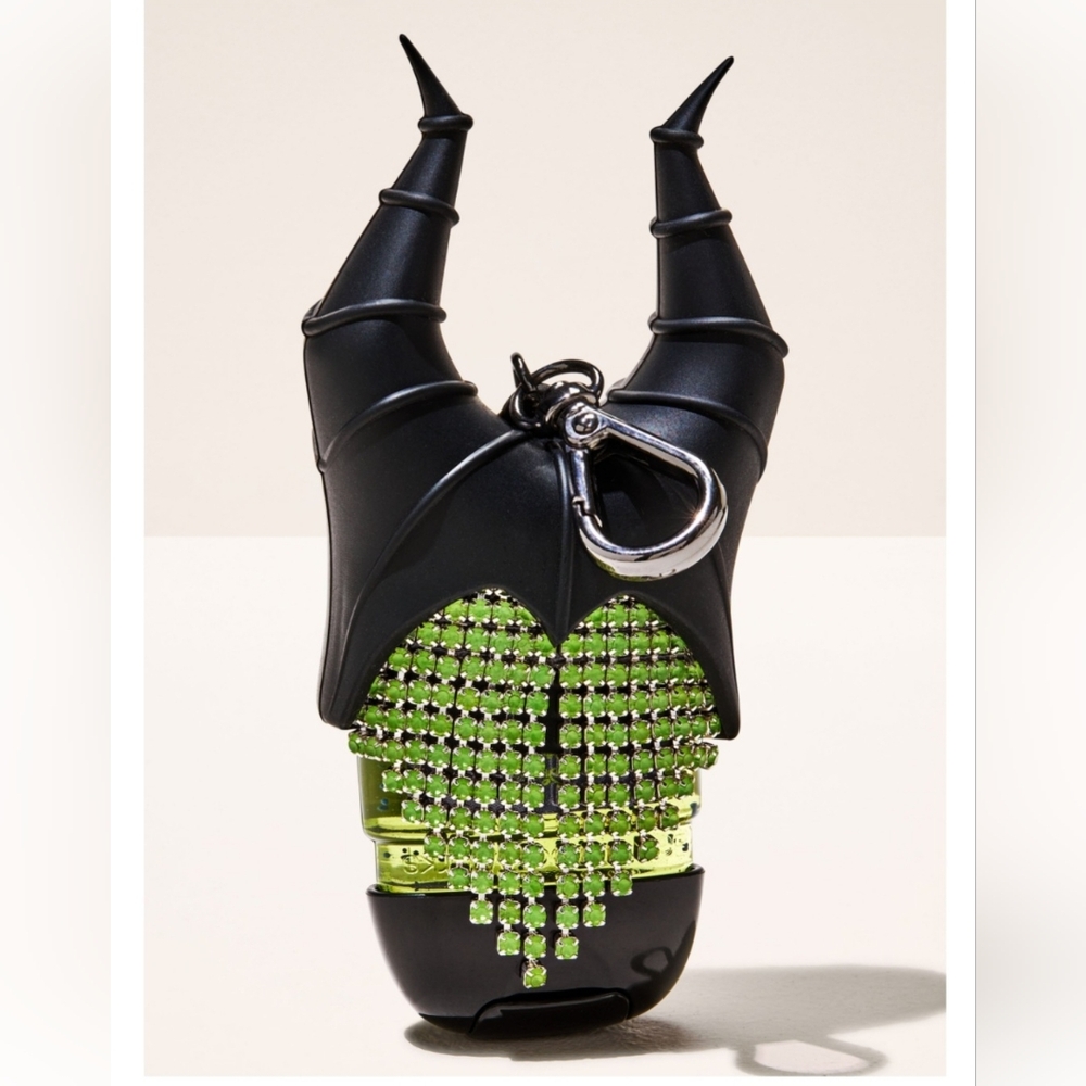 Bath & Body Works Maleficent Bling Pocketbac Holder & Hand Sanitizer.